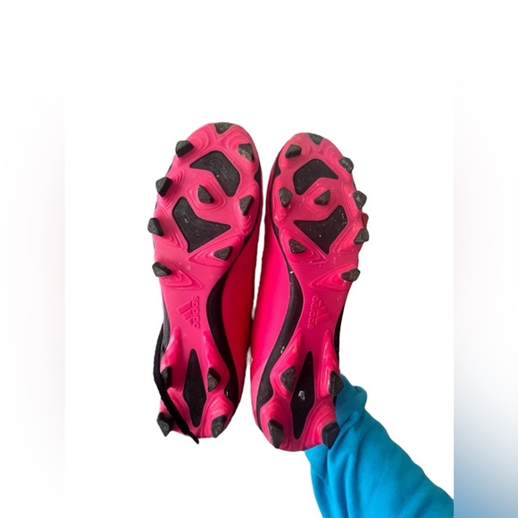 Adidas Men’s Speedportal 4 Adult Flexible Soccer Cleats in Pink/Black in size 11 - Picture 7 of 9